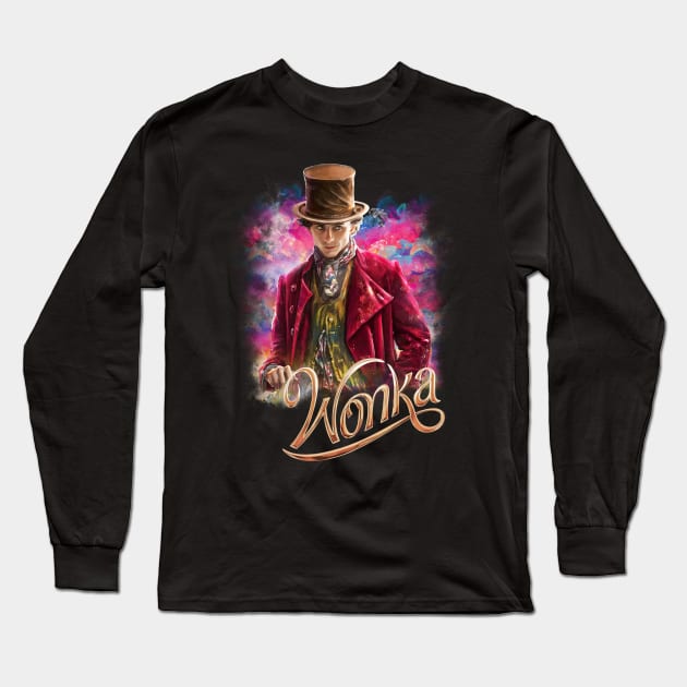 Wonka 2023 Long Sleeve T-Shirt by rysiupol